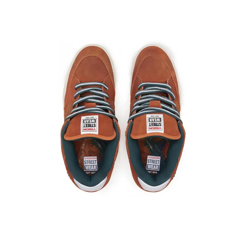 Vision Street Wear Savvy Collection Low Top Skateboard Shoes Unisex Caramel Turkey Color-3