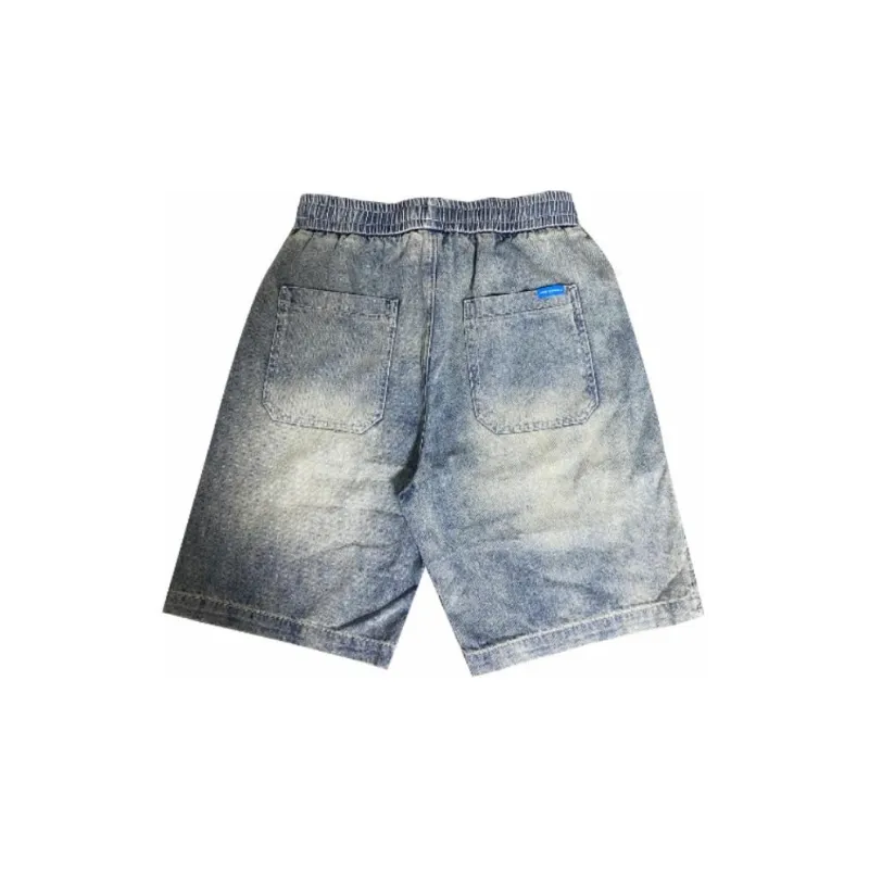 FAIRWHALE Denim Shorts Men's Denim Blue-1