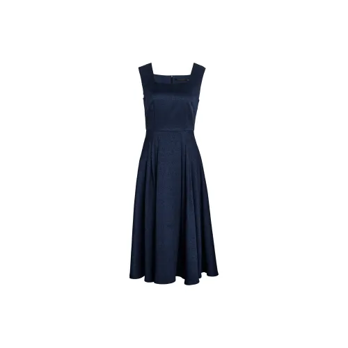 ROEYSHOUSE Sleeveless Dresses Women's Dark Blue