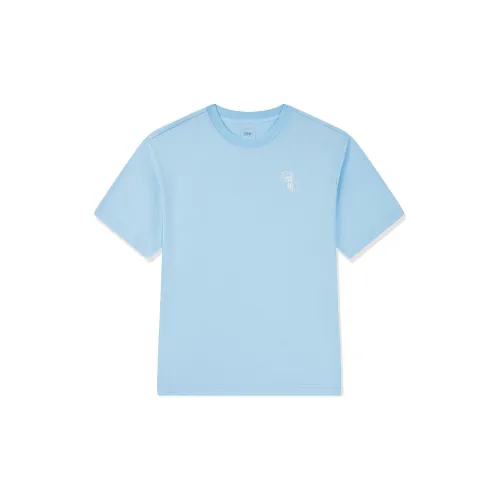 QIAODAN T-Shirts Unisex Sunny Mountain Blue