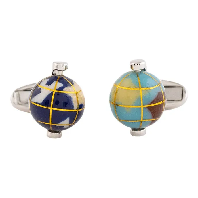 Paul Smith Globe Contrasting Cufflinks-1