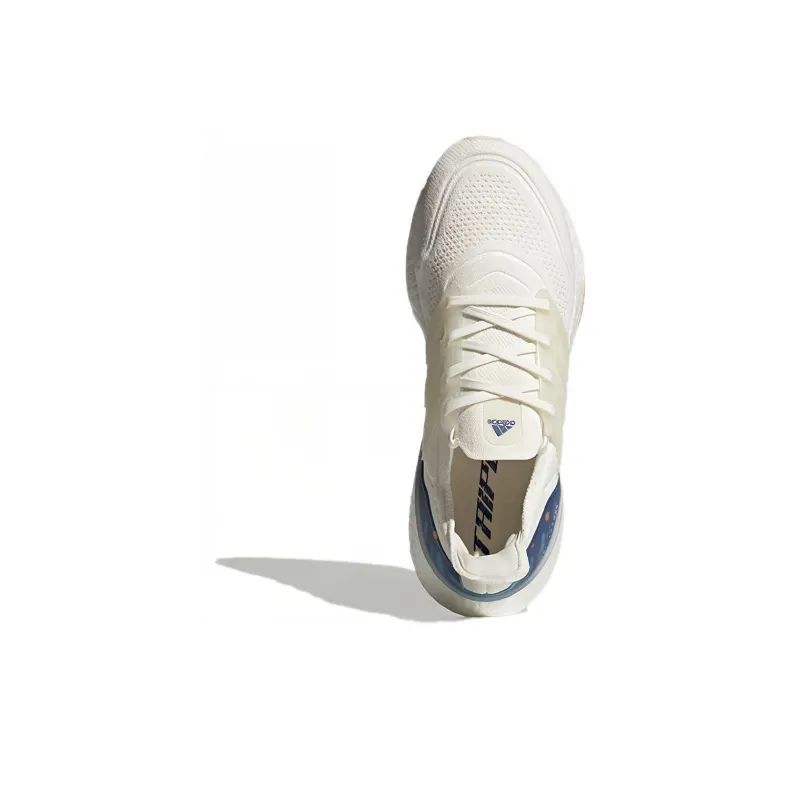 Adidas Ultra Boost 21 White Royal Blue-3