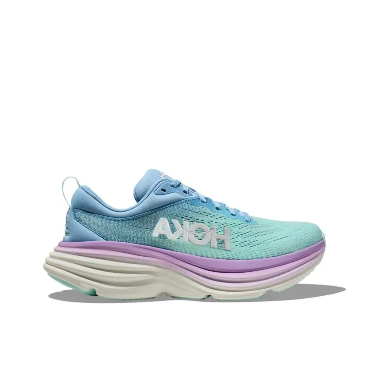 HOKA ONE ONE Bondi 8 D Wide 'Airy Blue Sunlit Ocean Purple' Women's-1