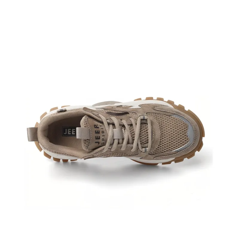 JEEP SPIRIT Cushioning Anti-Slip Wear-Resistant Water-Resistant Coverage Low-Top Casual Shoes Men's Black-55
