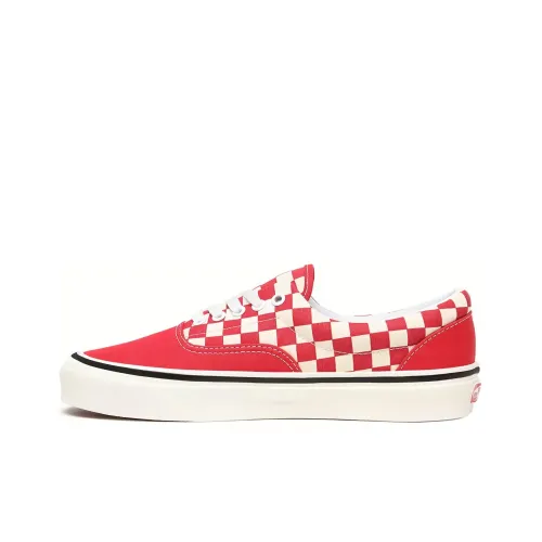 Vans Era Skateboard Shoes Unisex Low-Top Red/White