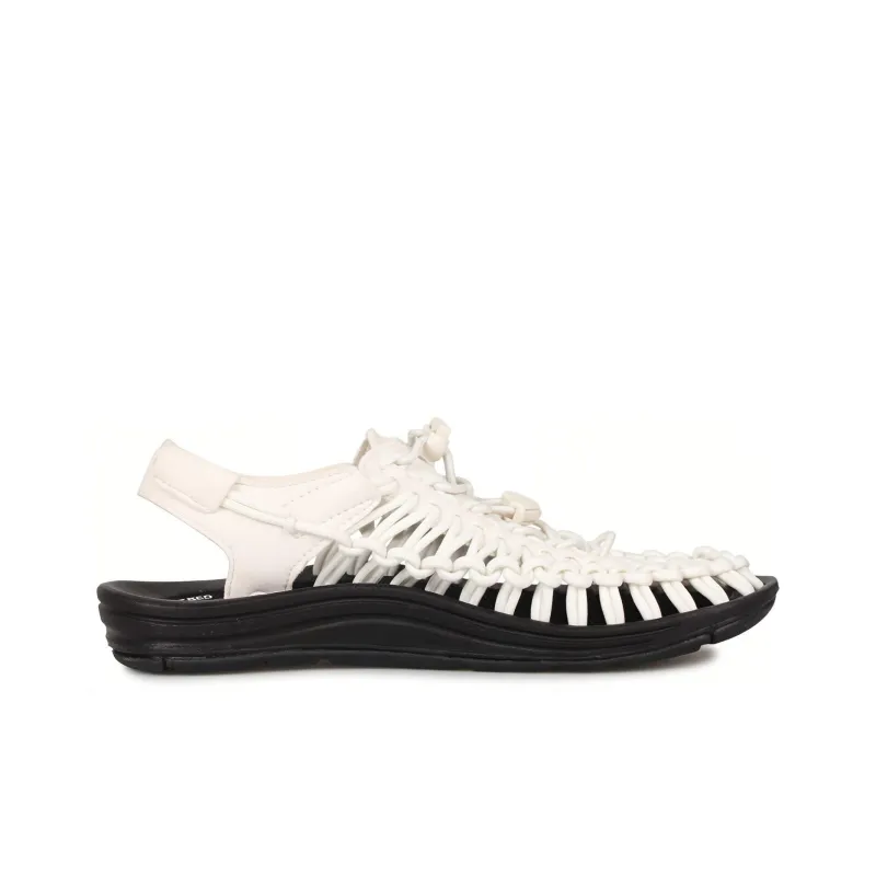 KEEN Uneek Slip Resistant River Trekking Shoes Women's Black White-1