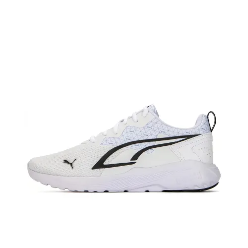 PUMA All-Day Active Running Shoes Unisex Low-Top White/Black