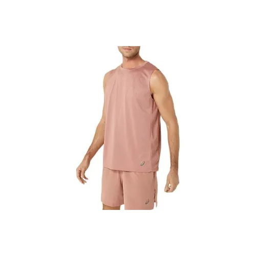 Asics Tank Tops Men Pink