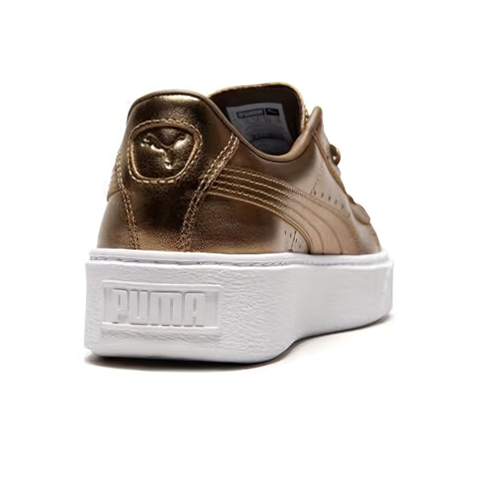 Puma ladies basket platform luxe sneakers deals