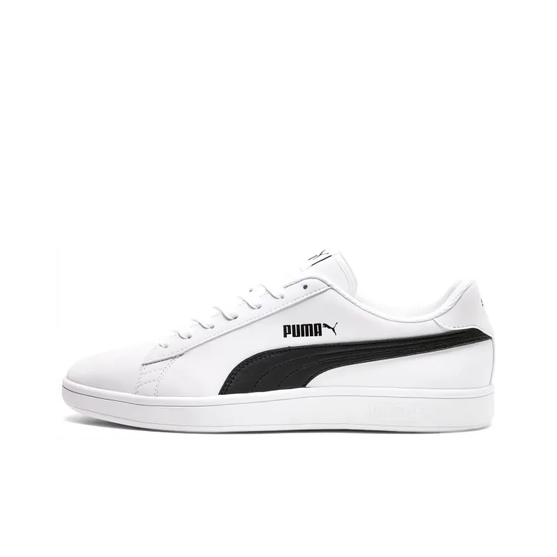 PUMA Smash V2 Buck Wear-resistant And Lightweight Low-Top Skateboard Shoes Unisex White-0