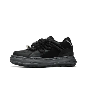 Angelmi Anti-Slip And Wear-Resistant Lightweight Low-Top Skateboard Shoes Unisex Black