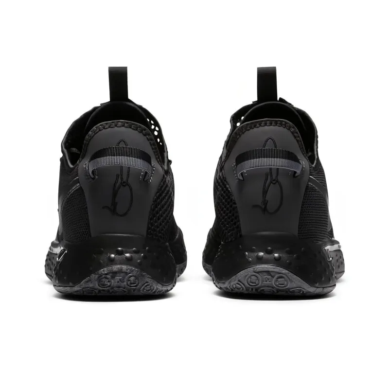 Nike Pg 4 Black Metallic Dark Grey-4