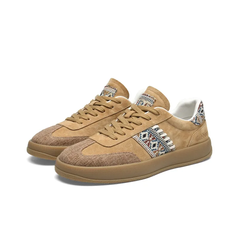 Cabbeen Wear-resistant And Lightweight Low-Top Skateboard Shoes Men's-9