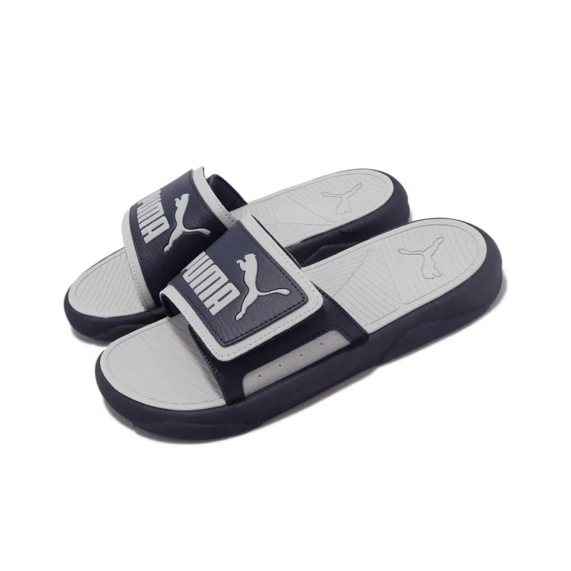 Puma Royalcat Comfort Slides 'Parisian Night Glacial Grey'-2
