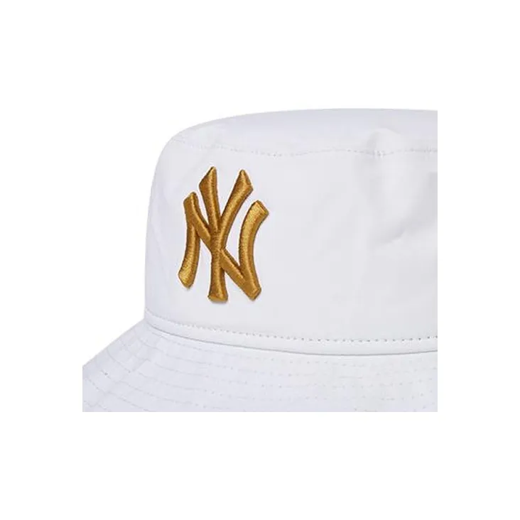 New Era Polyamide Bucket Hats Unisex White-2