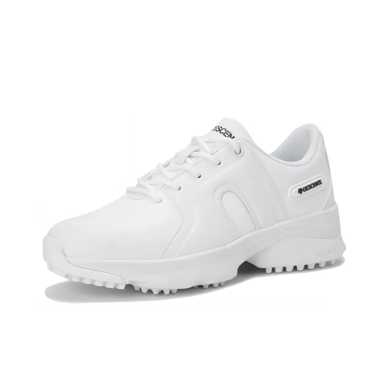 DESCENTE GOLF Cushioning, Wear Resistant Low Top Casual Shoes Women's White-1