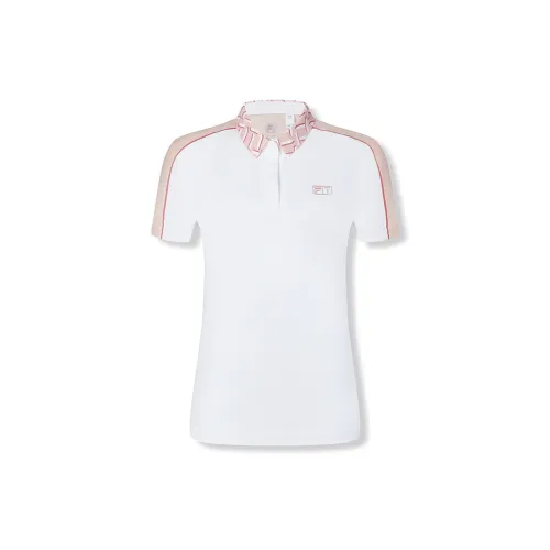 FILA Polo Shirts Women's Peach Ice Cream Pink