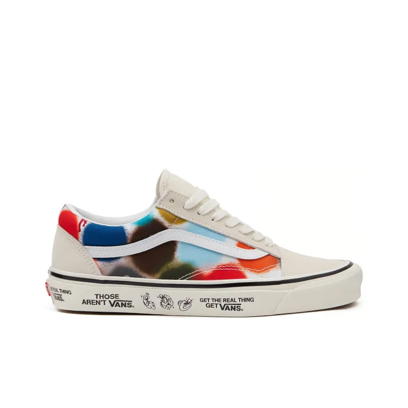 Vans Old Skool Sneakers White/Red/Blue-1