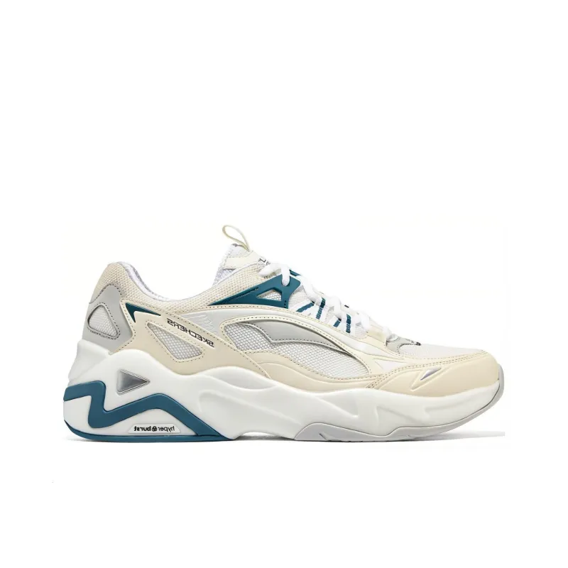 Skechers D'LITES 'White Blue'-1