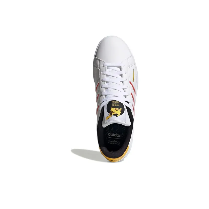 Adidas Neo Grand Court 'White Yellow'-3