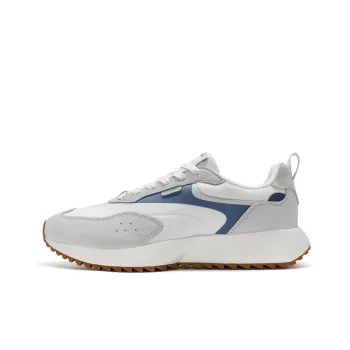 XTEP Casual Shoes Men Low Top Lunar Stone Gray/Sail White/Gray Blue