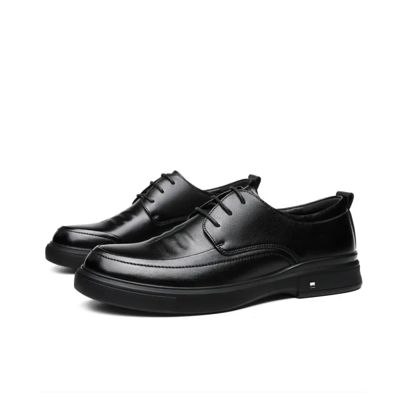 CHINT Dress Shoes Men Low Top Black/Brown-2