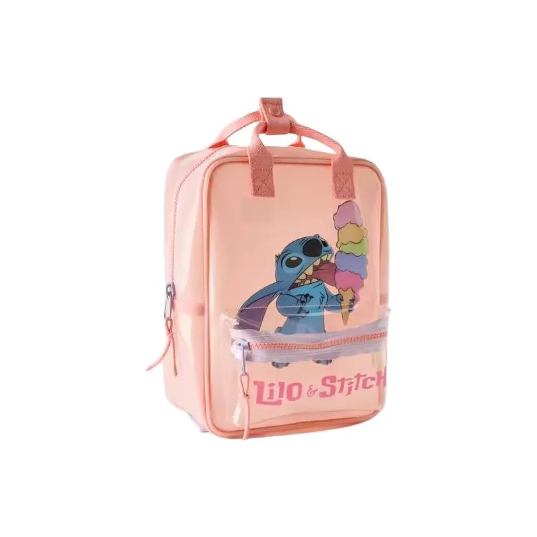 ZARA Polyester Backpack Mini Women's Rose Red-1