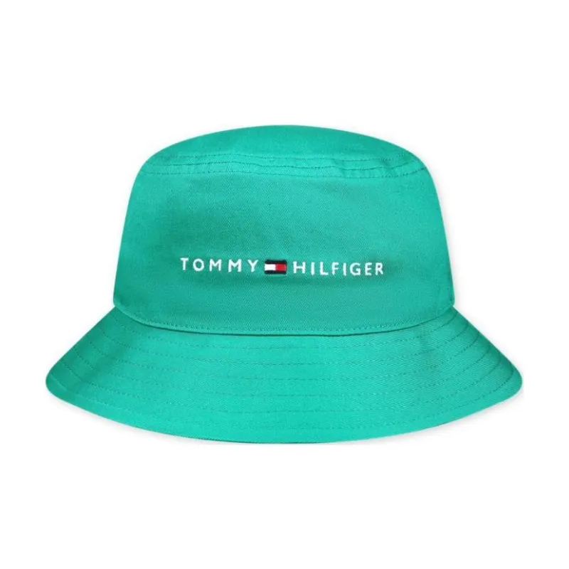 Tommy Hilfiger Cotton Bucket Hats Kids' Green-0