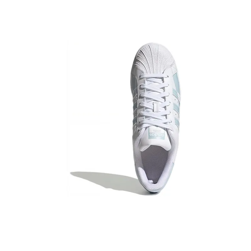 Superstar Adidas Originals 'Split   White Halo Blue'-3