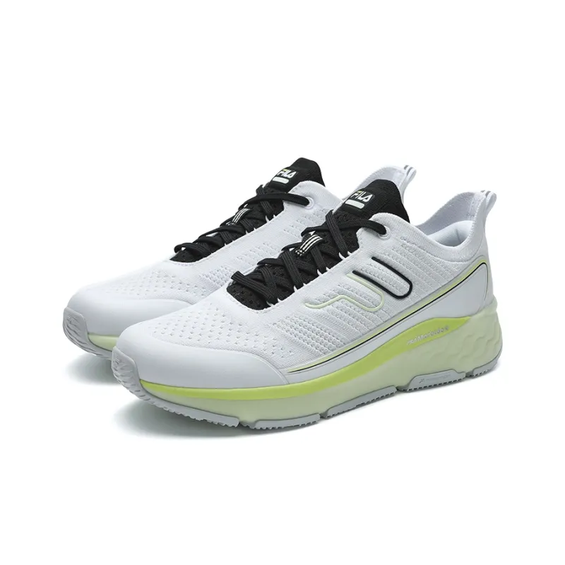 FILA MIND 7 Cushioning Anti Slip And Wear Resistant Low Top Casual Running Shoes Men's White-1