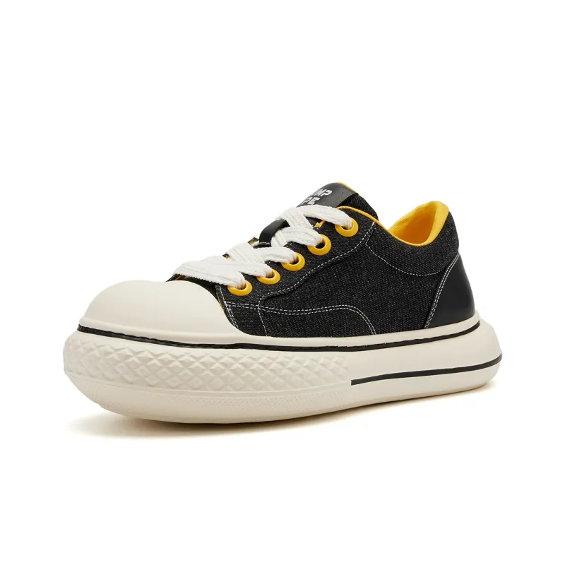 TRUMPPIPE Durable Breathable Low Top Canvas Shoes Men's-1
