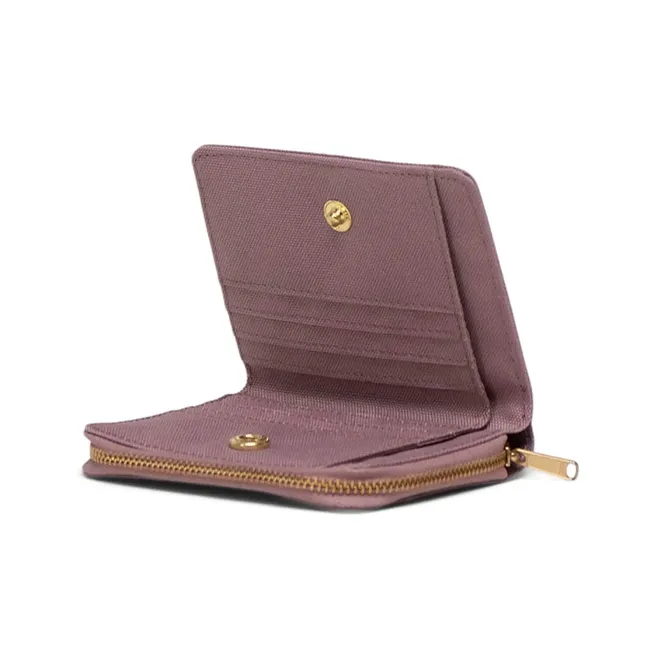 Herschel Recycled Fabric Wallet Unisex Gray Pink-2