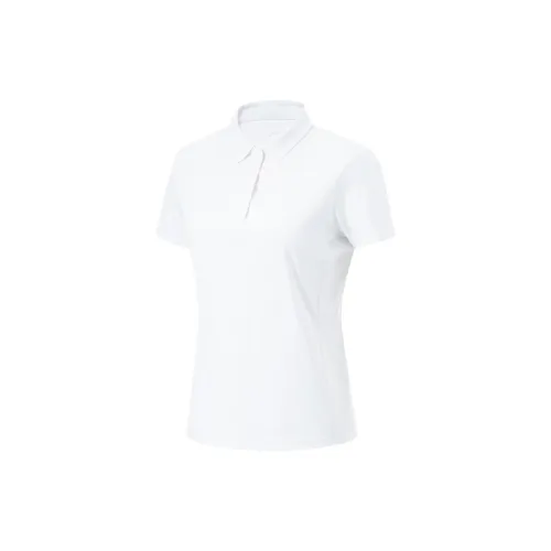 LINING Fitness Series Polo Shirts Women's Standard White