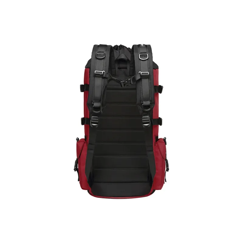 CMLZIUA High quality Fabric Backpack Regular Men's Black \ Camouflage \ Deep Red-10