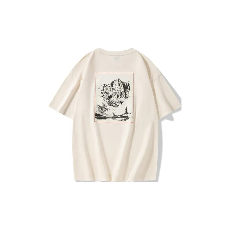 OUTDOOR PRODUCTS T Shirt Unisex Raw White-1