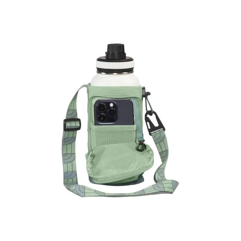 THE NORTH FACE Recycled Nylon Portable Crossbody Bag, Shoulder Bag Regular Unisex Mist Gray Green-3