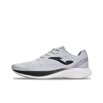 Joma Cushioned Anti Slip Wear Resistant Breathable Lightweight Low Top Training Running Shoes Men's Gray Black White