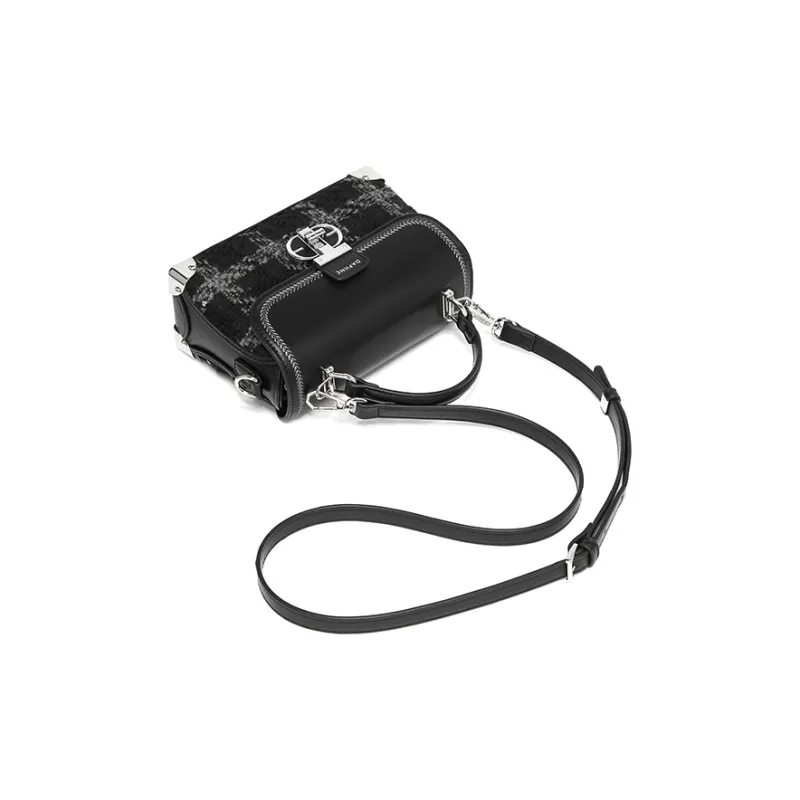 DAPHNE PU Crossbody Bag Women's Black-4