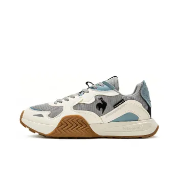 Le Coq Sportif Casual Shoes Unisex Low Top Ecru Gray Blue Brown