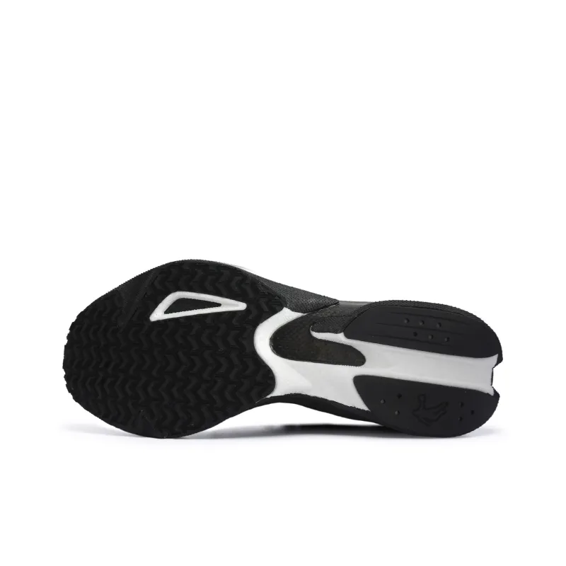 QIAODAN Feiteng PRO Anti Slip Wear Resistant Breathable Rebound Low Top Running Shoes Men's Black Silver-4