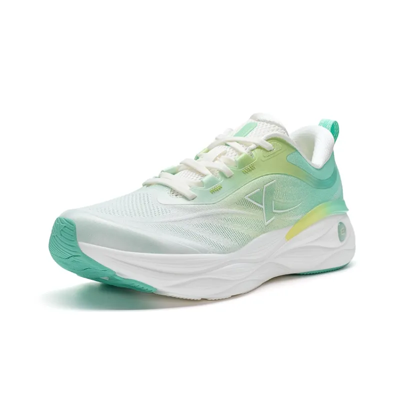 XTEP Cloud Wing 2.0 Running Shoes Men Low Top Sail White/Macaque Green-2