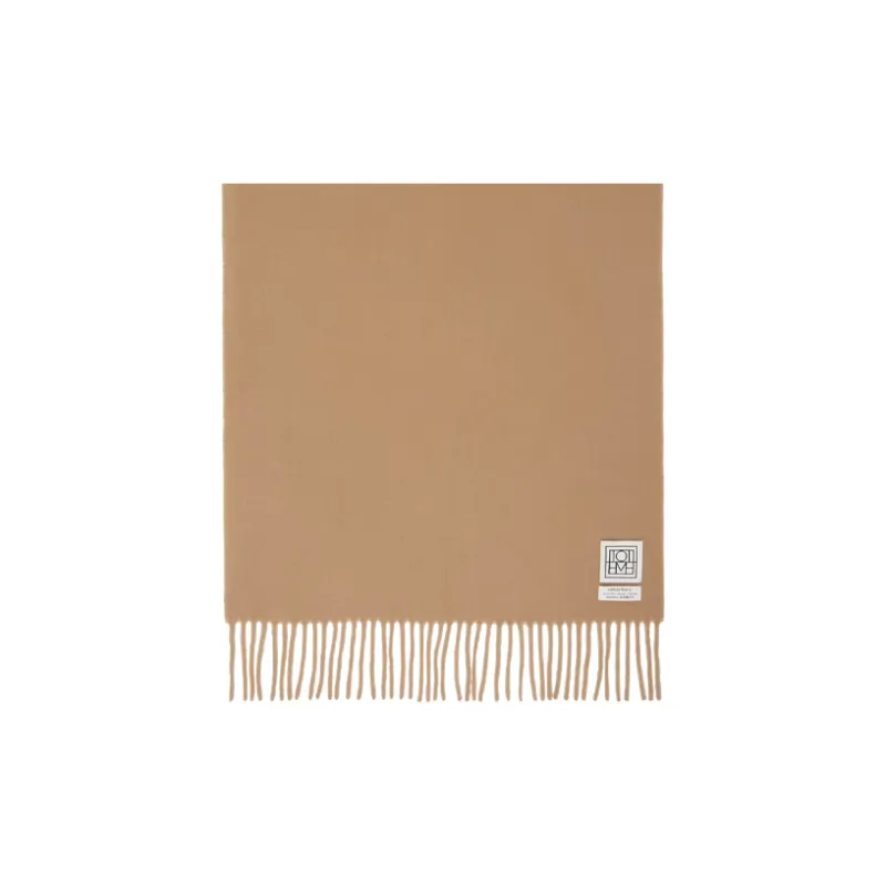 TOTEME Knit Scarves Women's Brown-2