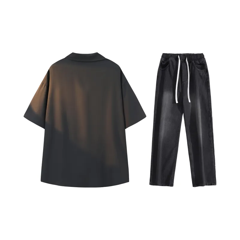 A.X.S.K Shirt Matching Set Unisex-17