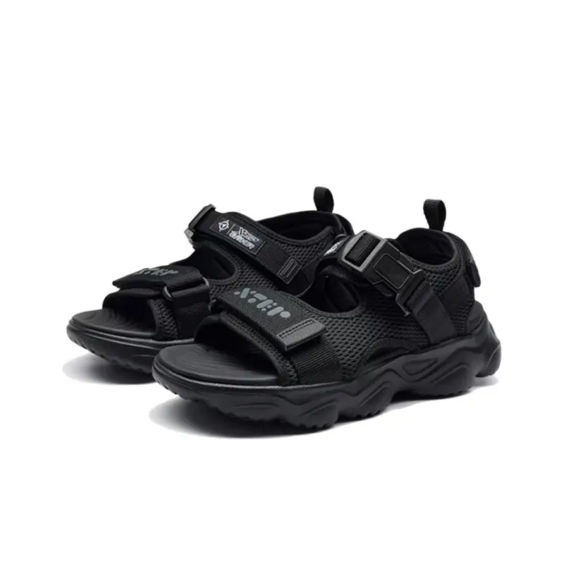 XTEP Beach Sandals Men Black-2