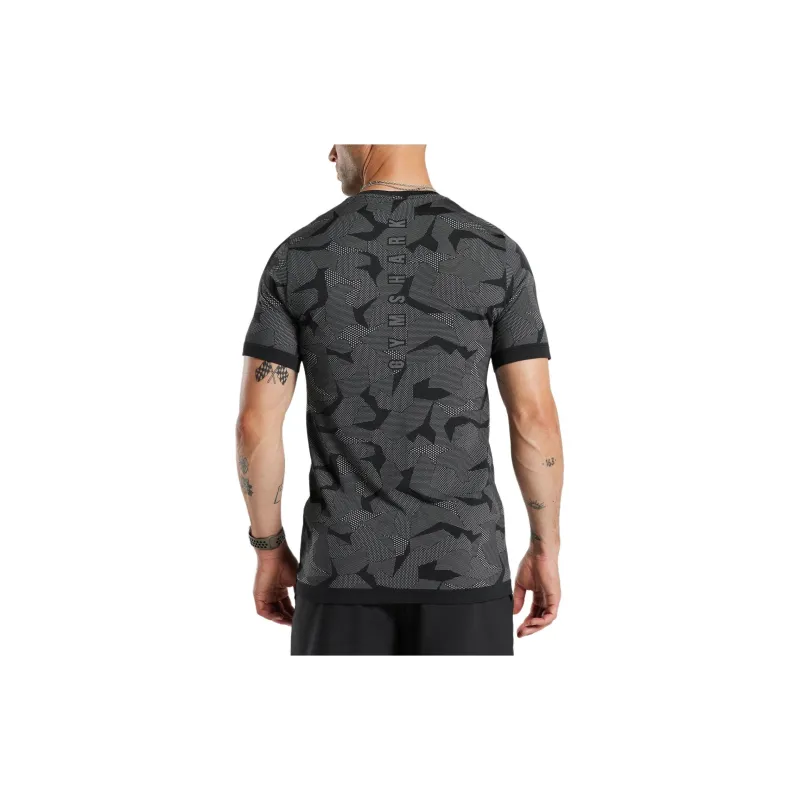 GYMSHARK SPORT SEAMLESS T SHIRT T Shirt Men's Black-1