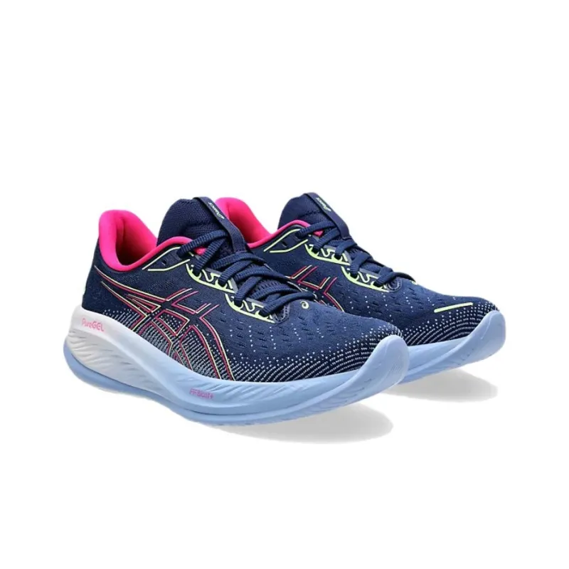 Asics Women's Gel Cumulus 26 Limited Edition 'Blue Expanse Pink Rave'-2