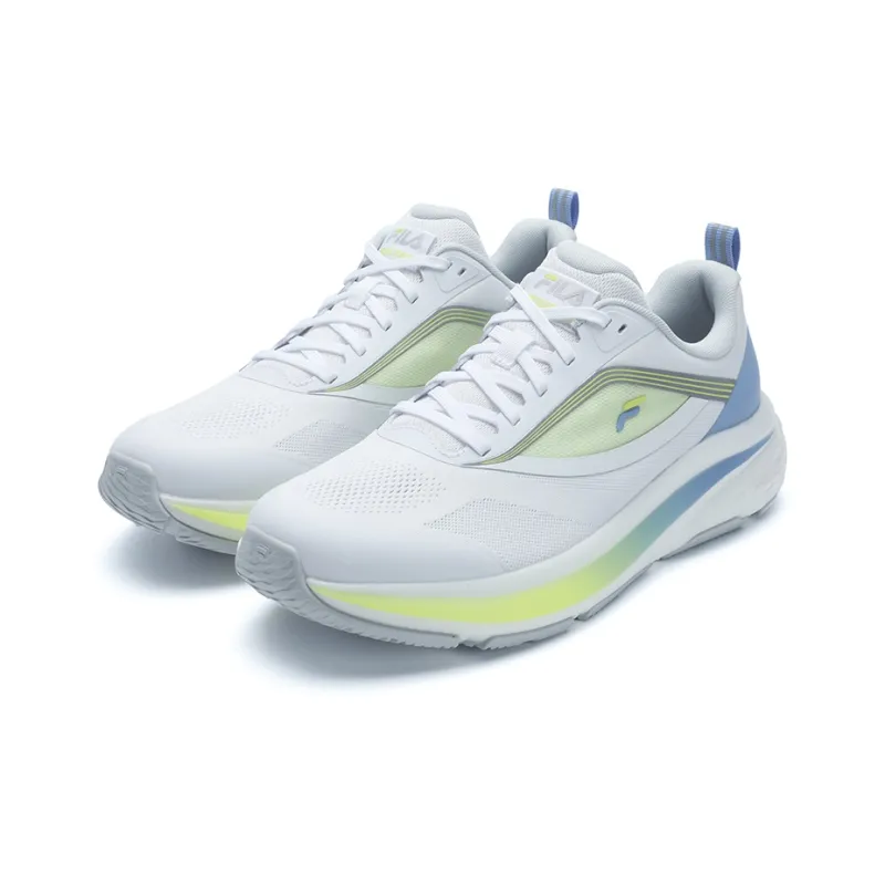 FILA NUVOLE 2 Cushioned Slip Resistant Low Top Running Shoes Men's White Blue-1