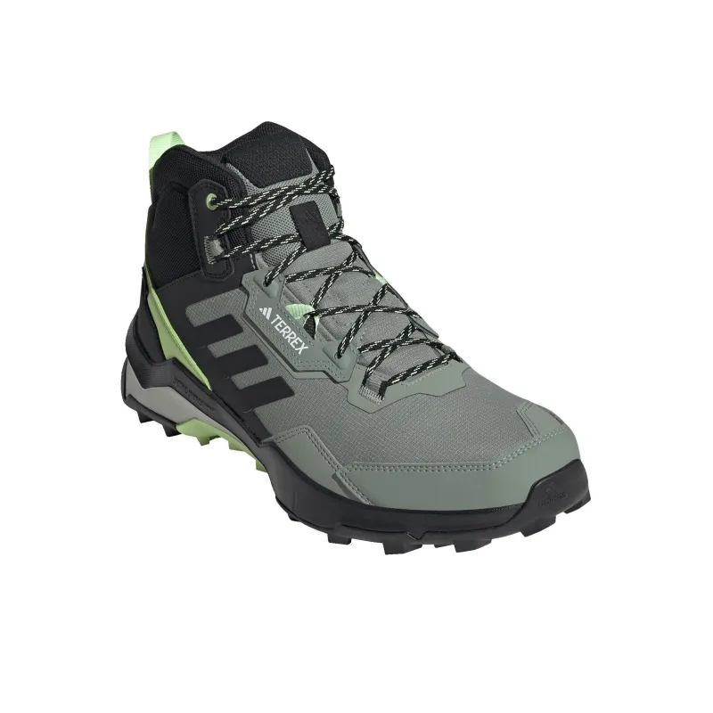 Adidas Terrex AX4 Mid Gore Tex Silver Green Core Black Crystal Jade-2