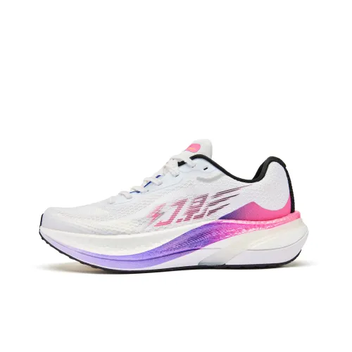 QIAODAN Phantom Running Shoes Women's Low-Top Jordan White/King Purple