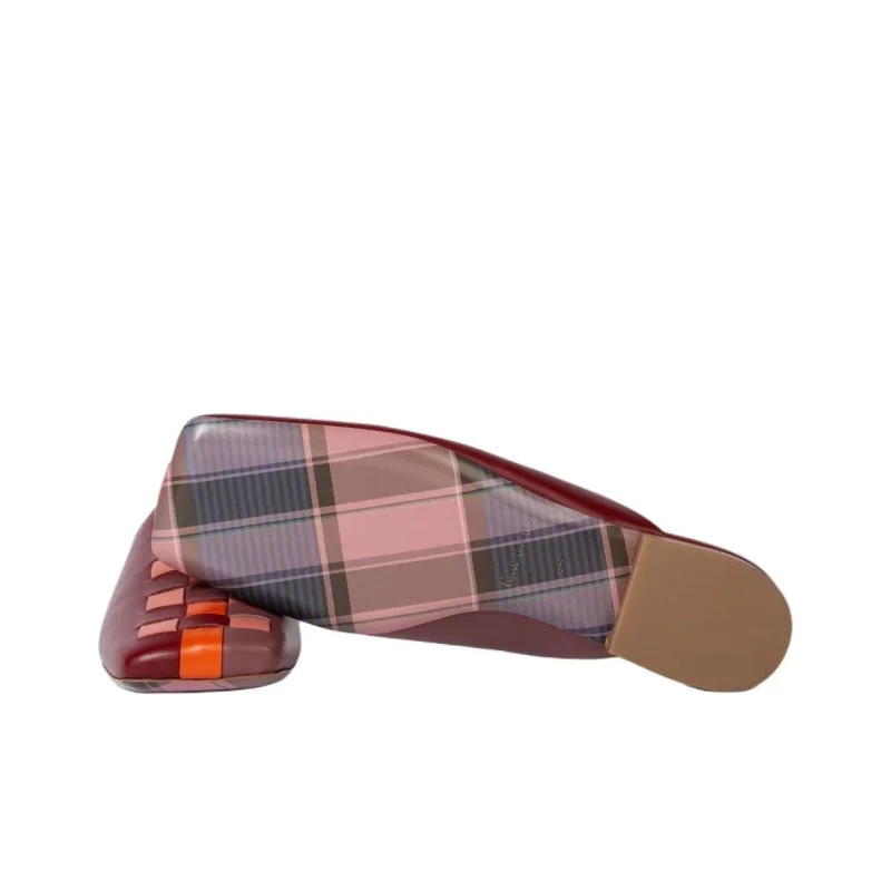 Paul Smith Nata Wrap-toe Slippers Women's Burgundy-4
